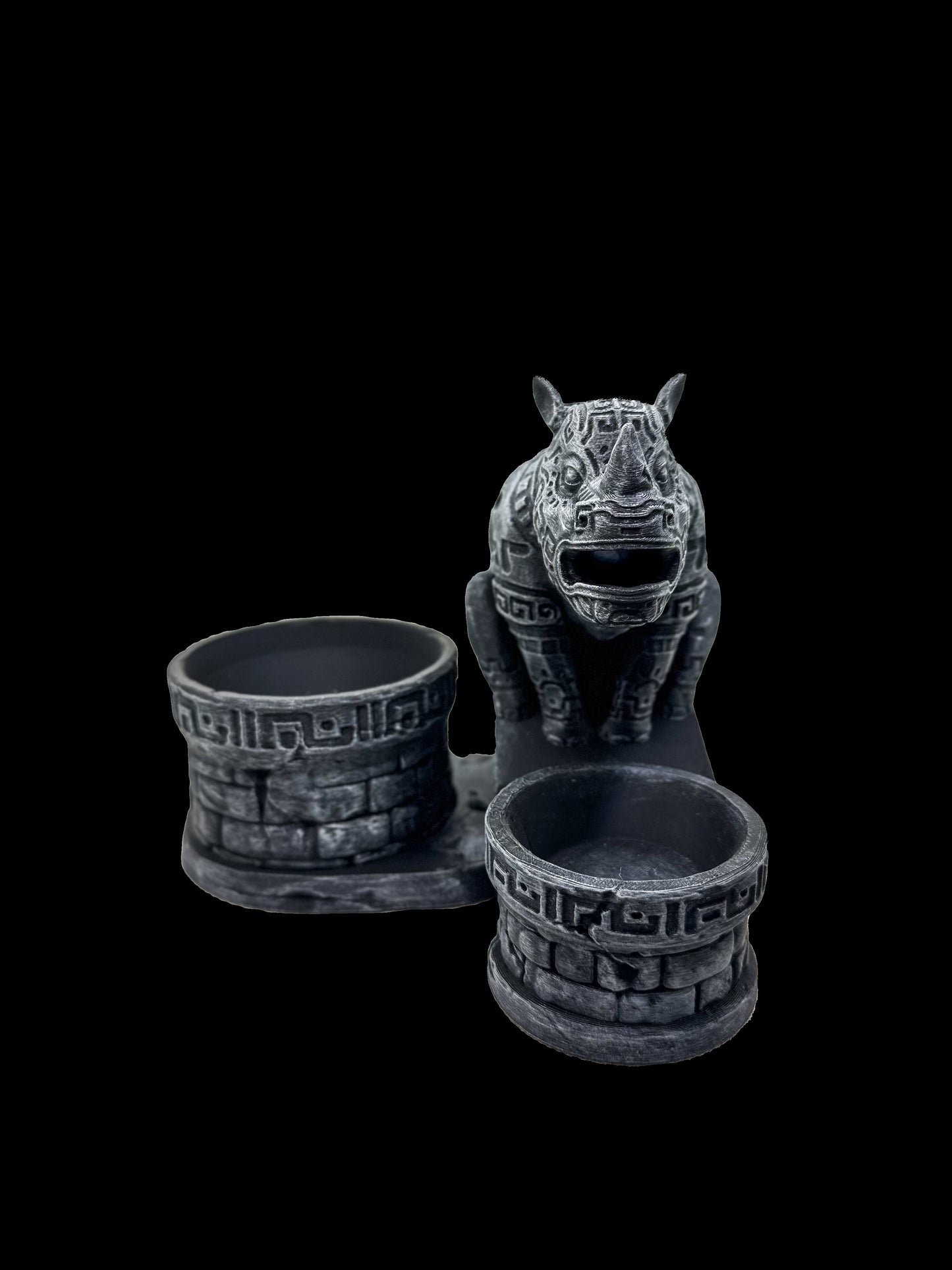 602 Ancient Rhino Shrine – Planter cum Backflow Burner