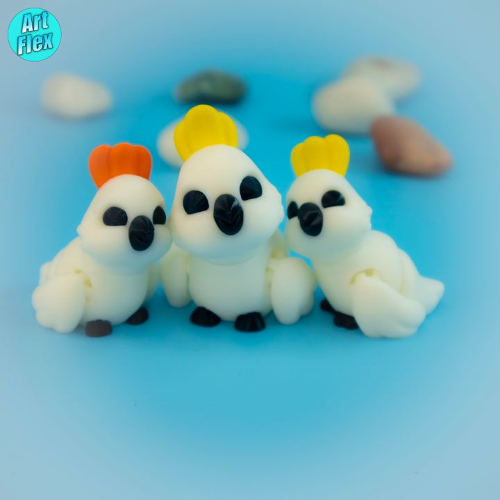 603 Sulphur-Crested Cockatoo Keychain