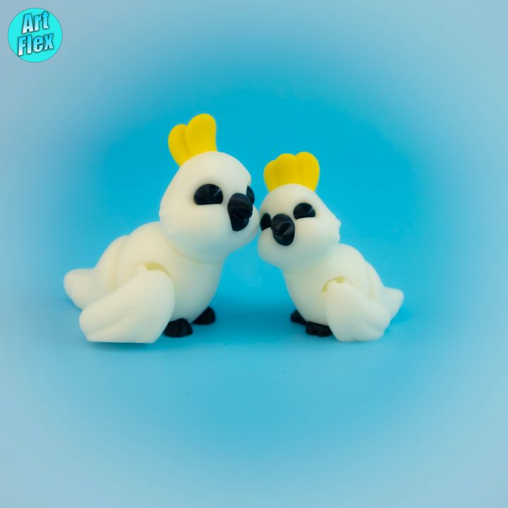 603 Sulphur-Crested Cockatoo Keychain