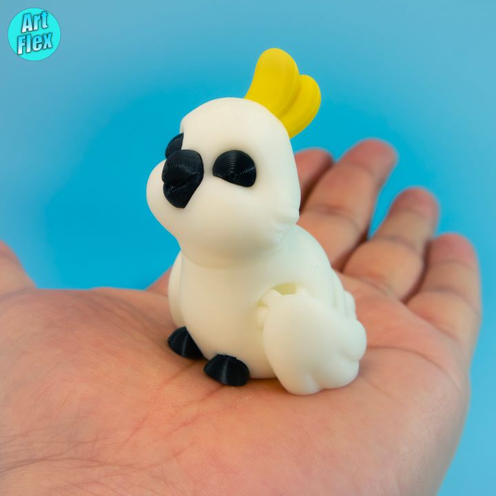 603 Sulphur-Crested Cockatoo Keychain