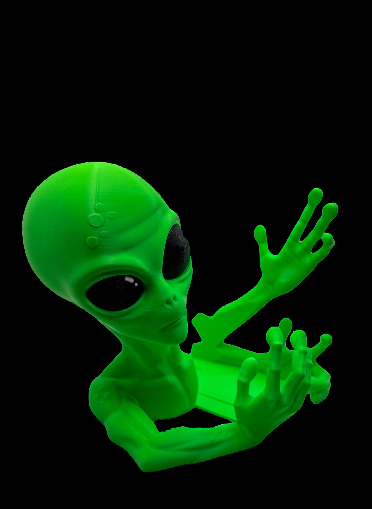 601 Alien Shelf Invader Bookend