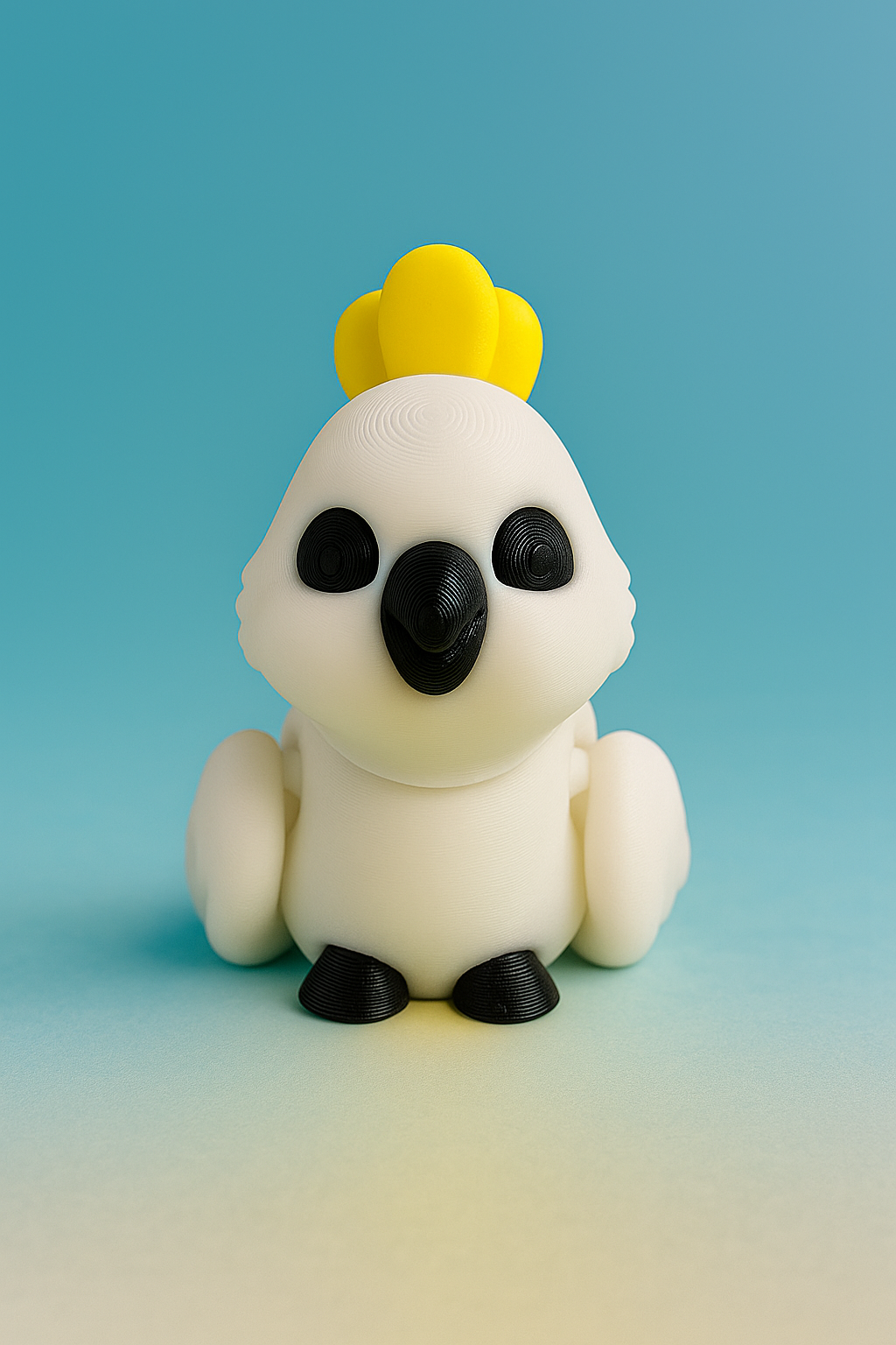 603 Sulphur-Crested Cockatoo Keychain