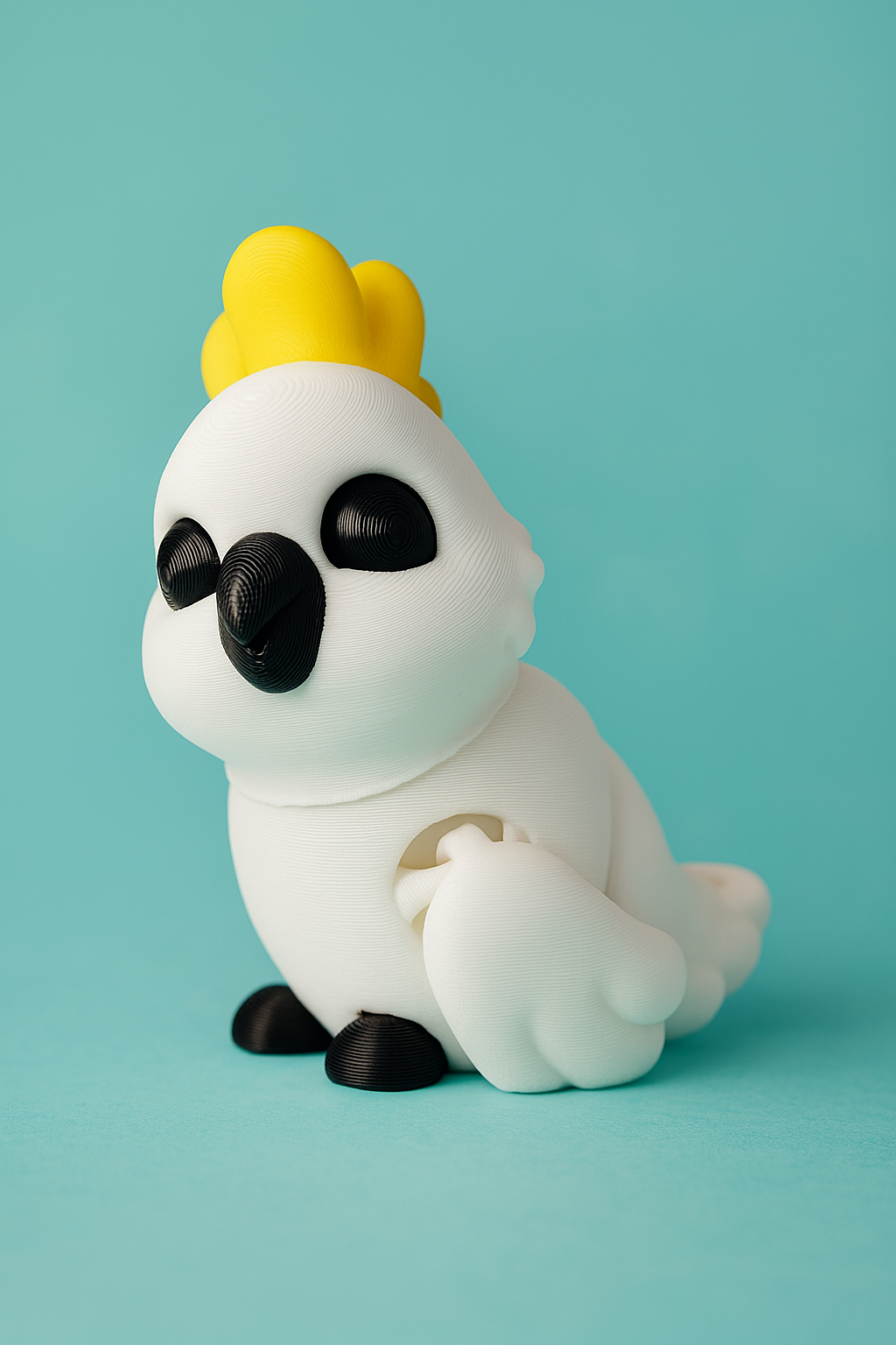 603 Sulphur-Crested Cockatoo Keychain