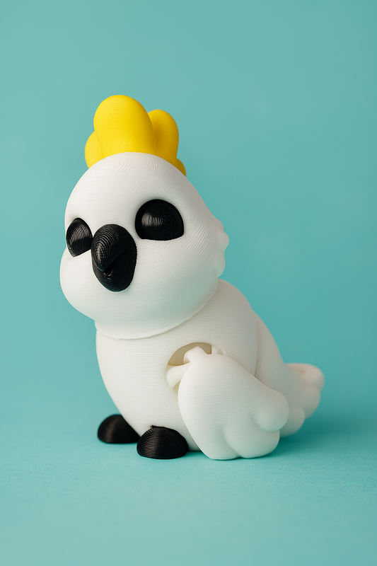 603 Sulphur-Crested Cockatoo Keychain