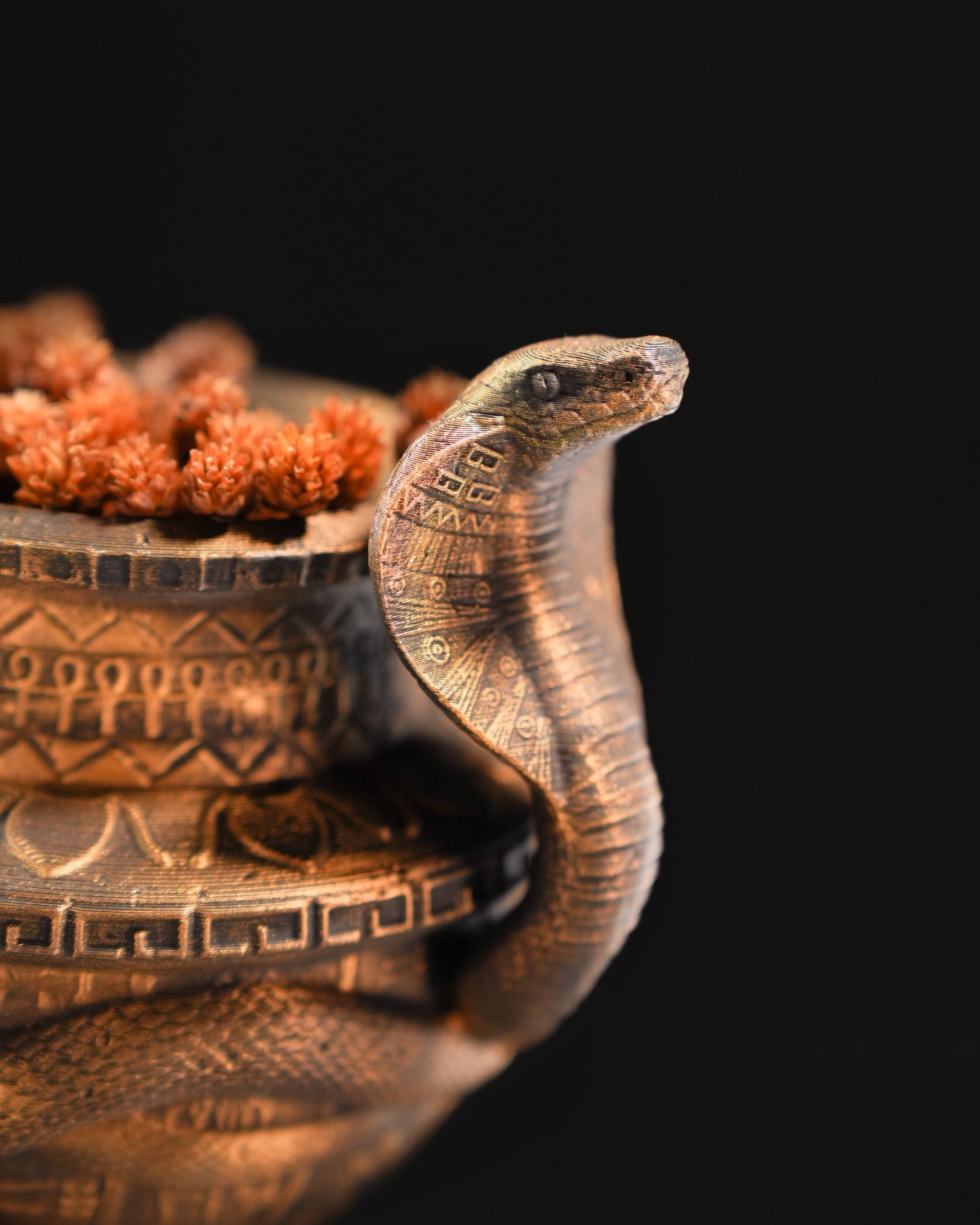 004 Egyptian Cobra Vase
