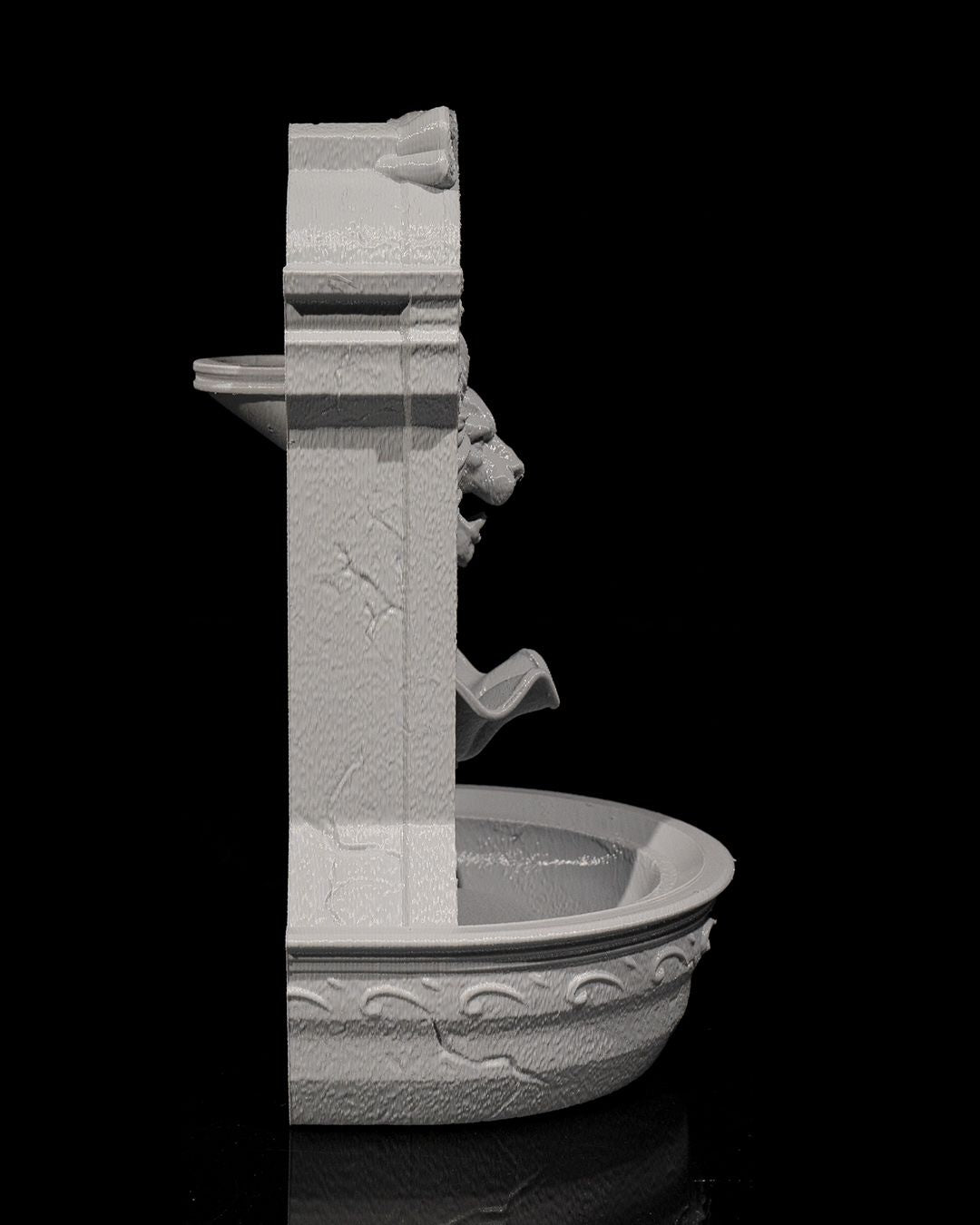 10005 Lion Courage Fountain Backflow Incense Burner